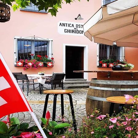 Antica Osteria Ghiridone Hotel Palagnedra Eksteriør billede
