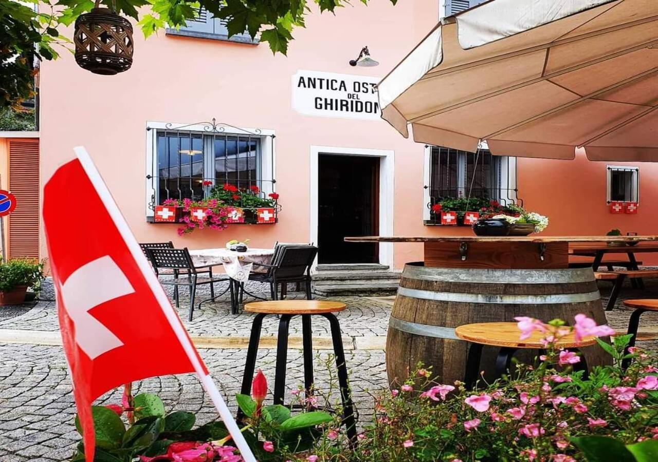 Antica Osteria Ghiridone Hotel Palagnedra Eksteriør billede